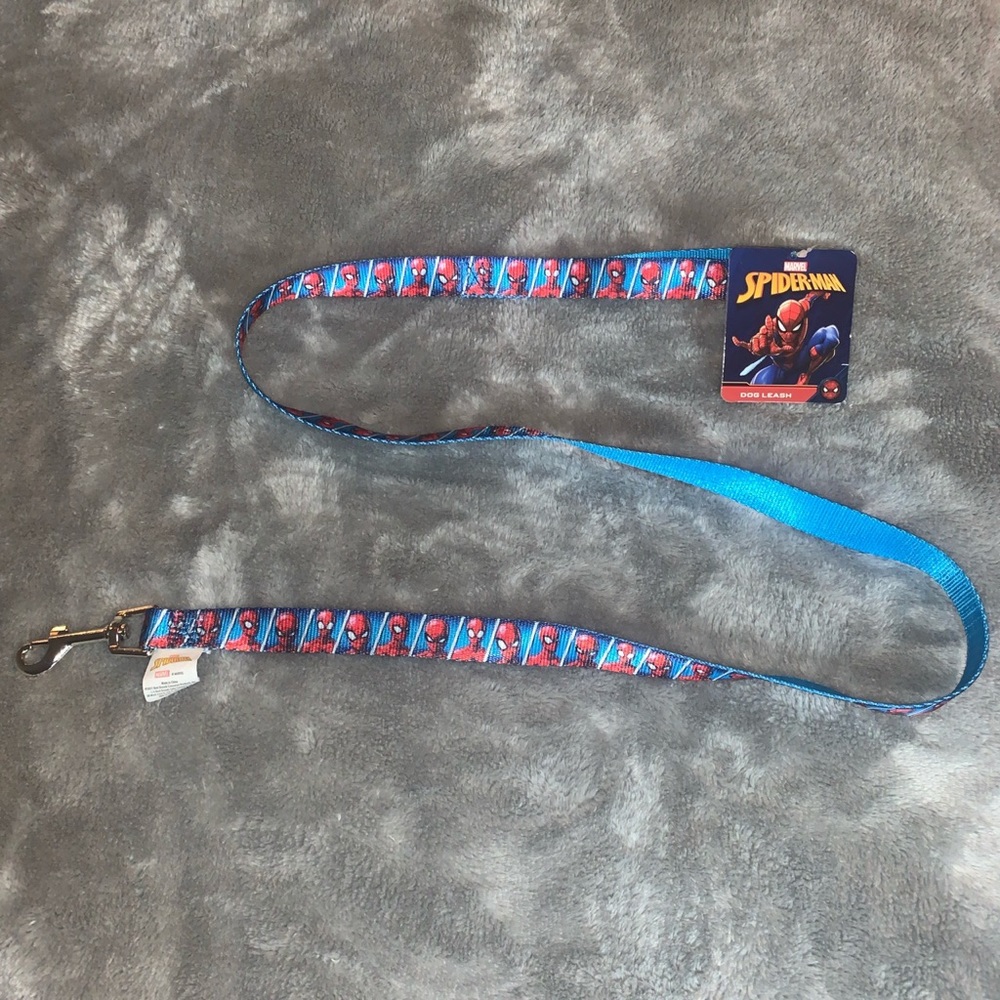 Marvel Spider-Man Dog Leash Red Blue